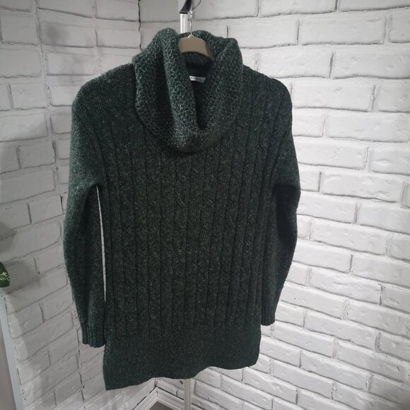 2/$30.00 - Ricki's Ladies Dark Green Cowl Neck Sweater/Tunic - Picture 1 of 10